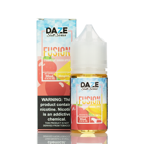 7 Daze Fusion Salt Strawberry Banana Apple Iced 30ML ( Dâu Chuối Táo )