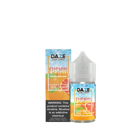 7 Daze Fusion Salt Iced GRAPEFRUIT ORANGE MANGO 30ML ( XOÀI CAM BƯỞI )