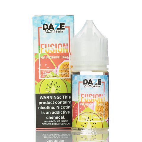 7 Daze Fusion Salt Kiwi Passionfruit Guava Iced 30ML ( Kiwi Chanh Leo Ổi )