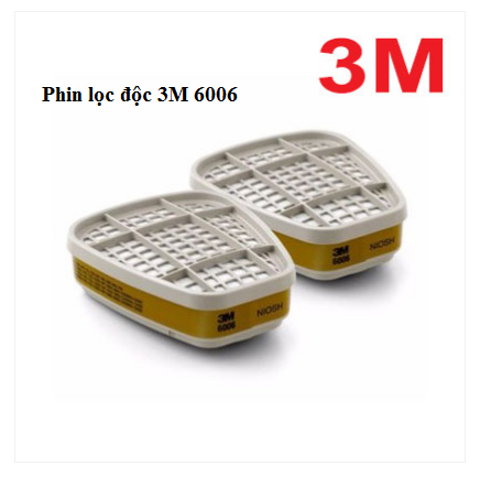 Phin lọc hơi khí hỗn hợp 3M6006 Phin lọc độc 3M6006