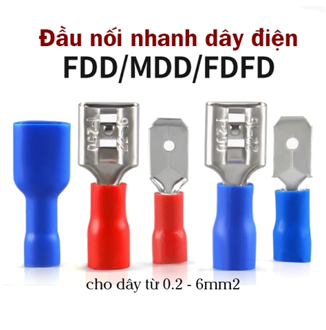 Đầu nối nhanh dây điện FDD MDD FDFD