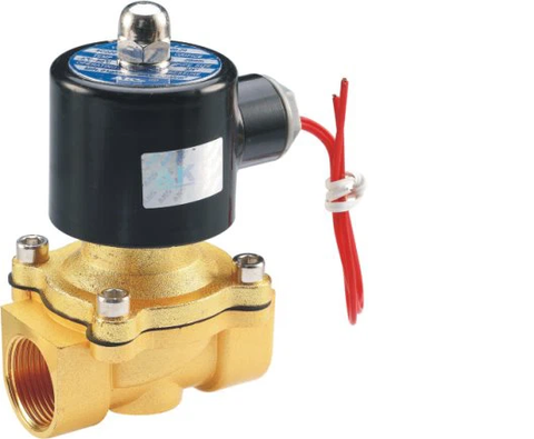 Van điện từ, van nước thường đóng điều khiển bằng điện 220VAC, 24VDC - hãng AKS