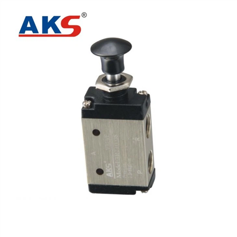 Van tay khí nén hãng AKS, Van tay đòn khí nén hãng AKS, Van tay cầm AKS model 3R110-06, 3R210-6, 3R210-08, 3R310-08, 3R310-10, 3R410-15