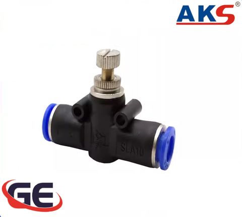 Van tiết lưu SA hãng AKS, Van khí nén SA AKS, Van tay SA hãng AKS, Duct-type Check Valve Pneumatic Push In Fittings AKS, Speed control AKS