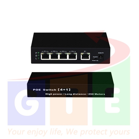 Switch PoE 4 cổng MS-POE1004