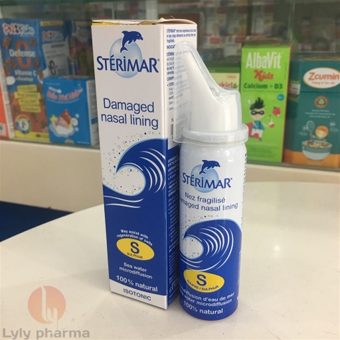 Sterimar Sulphur - Dung dịch vệ sinh mũi giúp làm dịu niêm mạc tổn thương