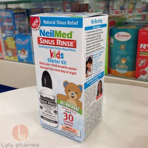 Bộ Dụng Cụ Thông Rửa Mũi NeilMed Sinus Rinse Kids