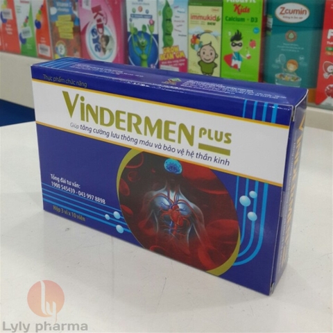 Vindermen Plus - Giúp tăng cường tuần hoàn não