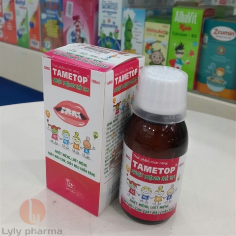 Siro Tametop Trị Nhiệt Miệng Trẻ Em