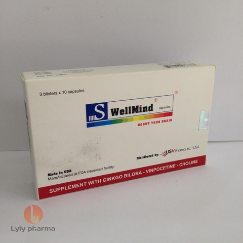 S-WellMind - Viên uống giúp tăng cường tuần hoàn não