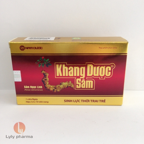 Khang Dược Sâm - Sinh lực thời trai trẻ