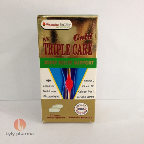 Triple Care Gold - Viên uống chăm sóc gân cơ khớp