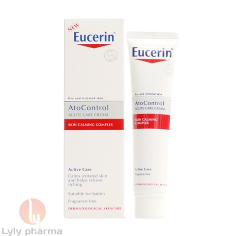 Eucerin Ato Control Acute Care Cream - Kem dưỡng dành cho da kích ứng