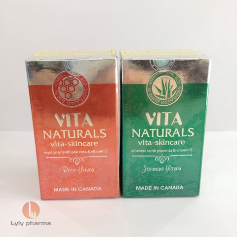 Vita Naturals Vita-Skincare - Viên bôi da nhau thai cừu