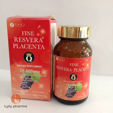 Fine Resvera Placenta - Giúp cân bằng Hormone, phục hồi sự trẻ trung của cơ thể