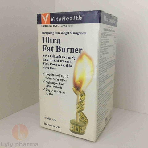 Ultra Fat Burner - Giúp giảm cân nhờ tăng cường chuyển hóa chất béo