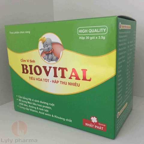 Biovital - Bổ sung các men tiêu hóa và những vi khuẩn có ích