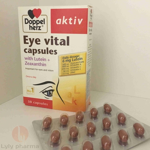 Eye Vital - Cung cấp các dưỡng chất giúp tăng cường thị giác