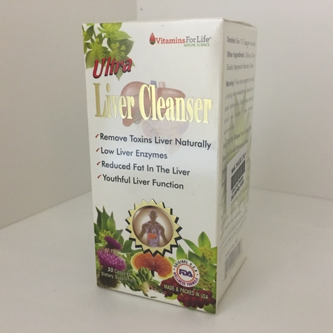 Ultra Liver Cleanser - Viên uống giải độc gan