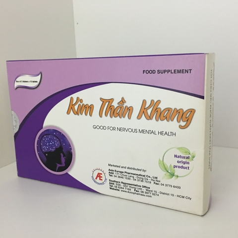 Kim Thần Khang - Tốt cho sức khỏe thần kinh