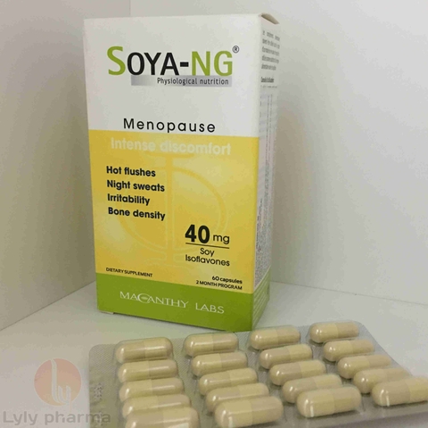 Soya-NG - Giúp bổ sung nội tiết tố nữ giai đoạn tiền mãn kinh và mãn kinh.