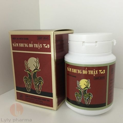 Sâm Nhung Bổ Thận - Bổ thận tráng dương tăng cường sinh lực cho nam giới