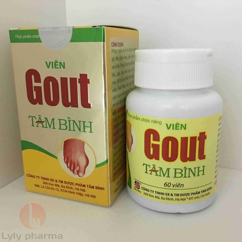 Gút tâm Bình - Phòng ngừa và hỗ trợ điều trị bệnh gút