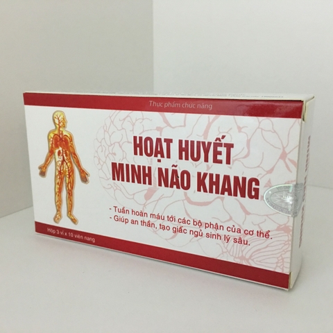 Hoạt Huyết Minh Não Khang - Giúp dưỡng tâm an thần, tạo giấc ngủ sâu