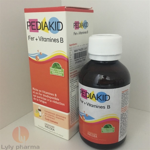Pediakid Fer-Vitamines B - Cung cấp Sắt và vitamin B cho bé