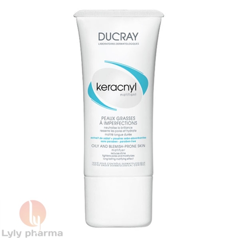 Ducray Keracnyl Matifyer - Kem dưỡng làm giảm độ bóng nhờn, se lỗ chân lông cho da dầu