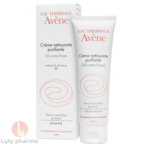 Avene Oil Control Foam - Sữa rửa mặt tẩy trang và kiểm soát độ nhờn