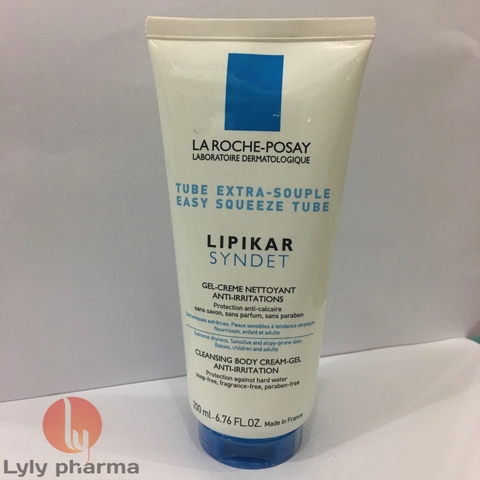 La Roche-Posay Lipikar Syndet - Sữa Tắm Dành Cho Da Khô & Kích Ứng