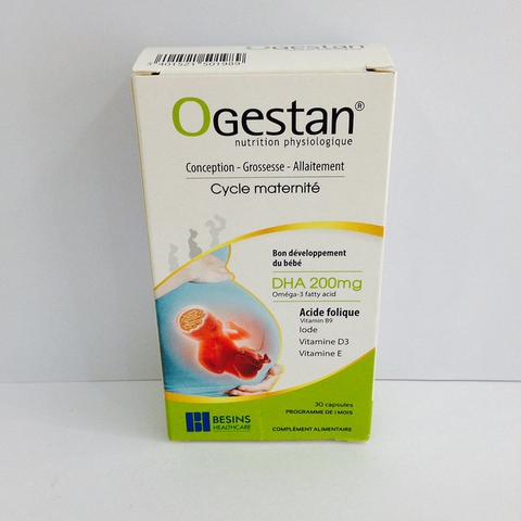Ogestan - Viên uống cho mẹ bầu giúp bé phát triển trí não toàn diện