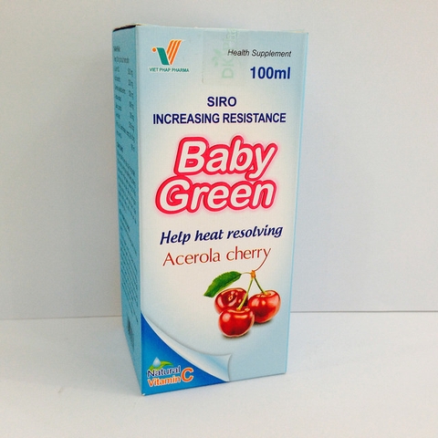 Siro Thanh Nhiệt Trẻ Em Baby Green