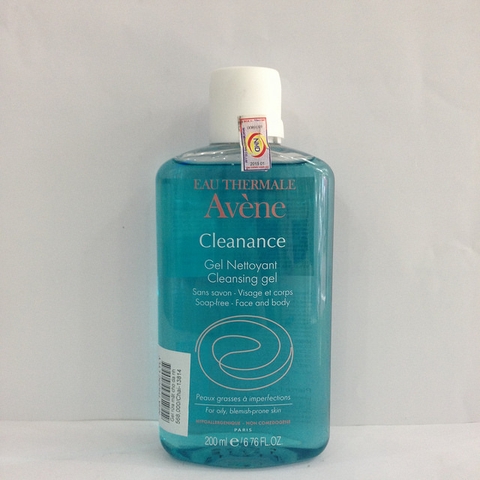 Avene Cleanance Gel Soapless Cleanser - Rửa mặt cho da nhờn mụn