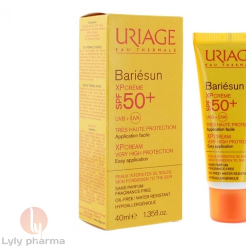 Uriage Bariesun XP Creme SPF 50+ - Kem chống nắng bảo vệ da tối đa, thích hợp cho làn da nhạy cảm cao với ánh nắng mặt trời