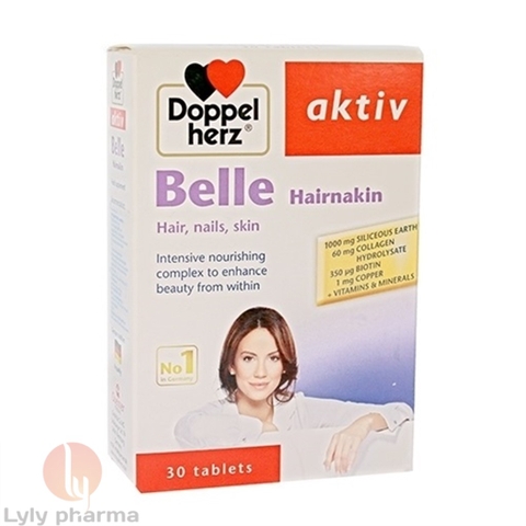 Belle Hairnakin - Nuôi dưỡng cân bằng tóc, móng, da