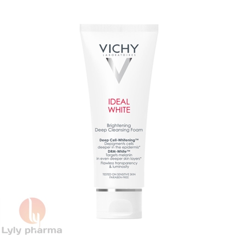 Vichy Ideal White - Sữa Rửa Mặt Tạo Bọt Dưỡng Trắng Da