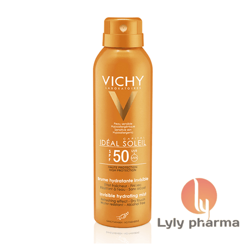 Vichy Ideal Soleil Kem Chống Nắng Toàn Thân Dạng Xịt Phun Sương SPF50