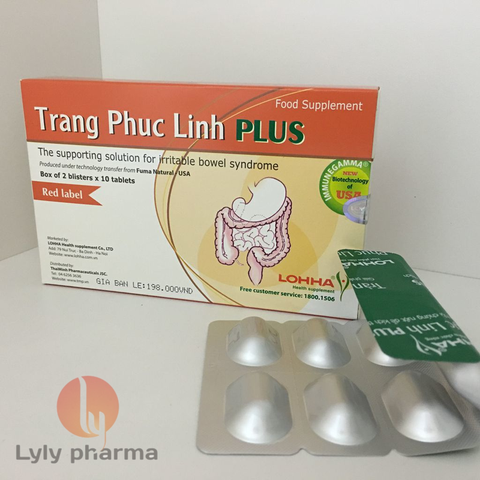 Tràng phục linh Plus - Giúp giảm các cảm giác căng thẳng, stress kích thích gây co thắt đại tràng