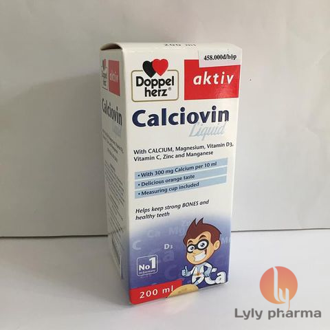 Doppelherz Aktiv Calciovin Liquid - Bổ sung khoáng chất và vitamin