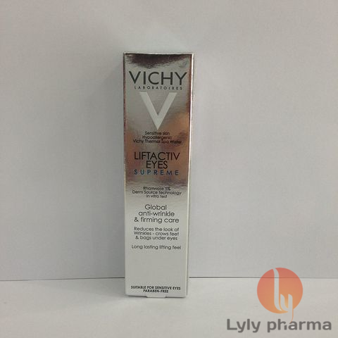 Vichy LiftActiv Kem Dưỡng Cải Thiện Nếp Nhăn và Nâng Mí Mắt