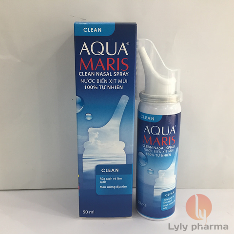 Aqua Maris Clean - Nước biển xịt mũi 100% tự nhiên