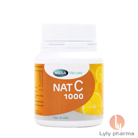 VIÊN UỐNG NAT C - Hỗ trợ tăng đề kháng - Giảm nguy cơ cảm cúm, cảm lạnh