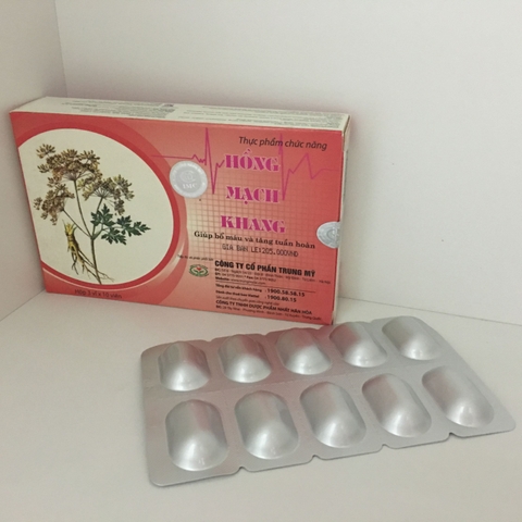 Hồng Mạch Khang - Bổ máu và tăng tuần hoàn não
