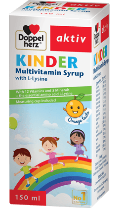 Doppelherz Aktiv Kinder Multivitamin - Giúp trẻ ăn ngon
