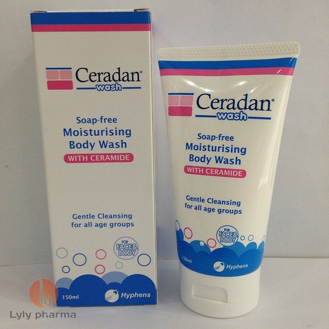 Ceradan Wash - Sữa tắm và rửa mặt dành cho da khô và nhạy cảm