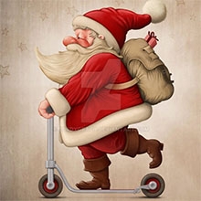 25 Funny Santa Claus Pictures and Digital Artworks for you
