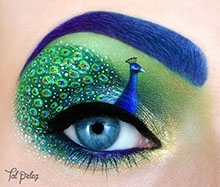 20 Beautiful and Creative Eye Makeup Ideas and art works by Tal Pele