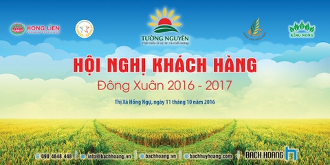 Thiết Kế Backdrop, Phông Sân Khấu - Hội nghị khách hàng đông xuân 2016 - 2017